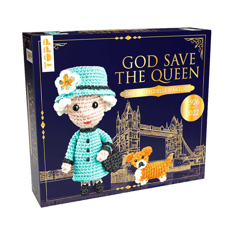 Häkelset "God save the Queen"