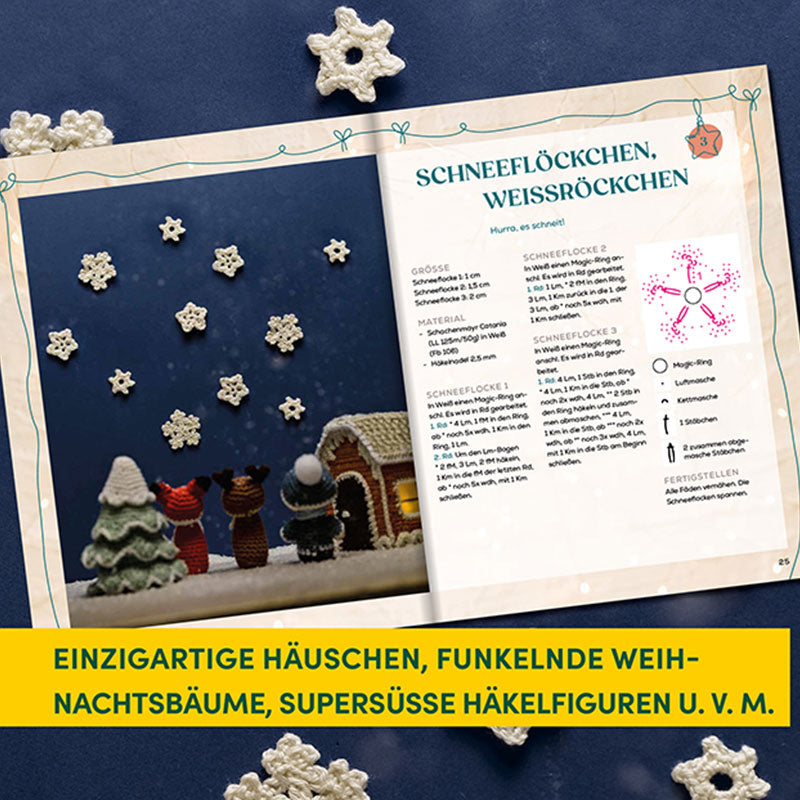 Buch "Mein gehäkeltes Weihnachtsdorf - Adventskalenderbuch"