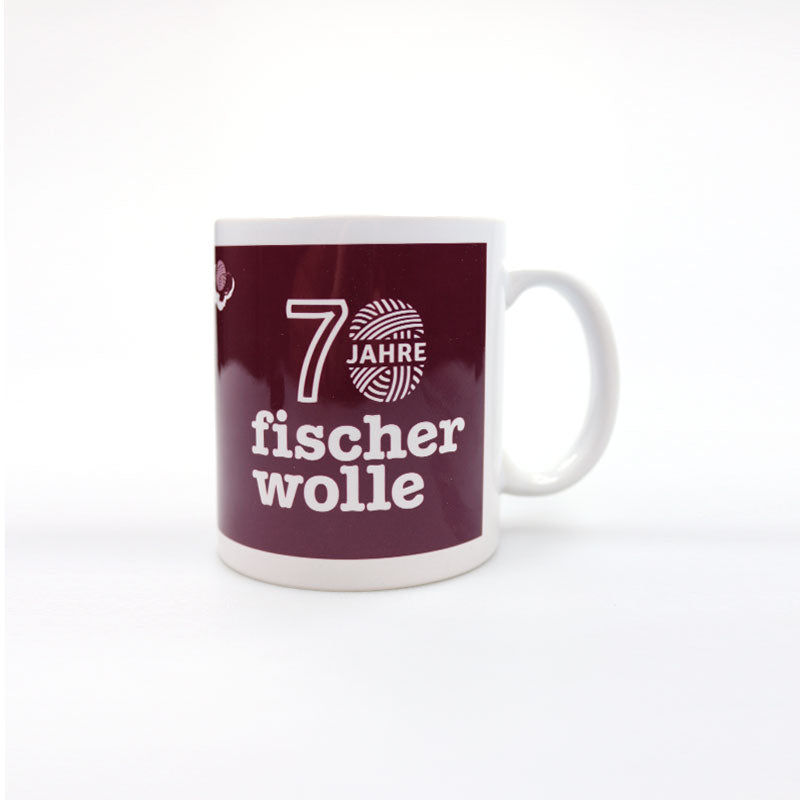 Jubiläumstasse "70 Jahre auf Wolle 7"