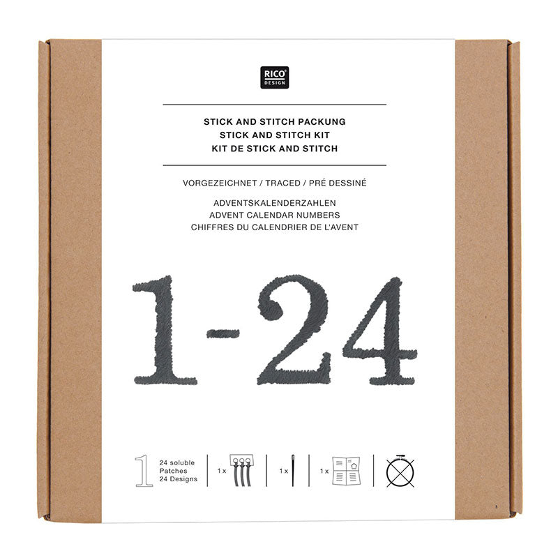 Stick & Stitch "Zahlen 1-24"