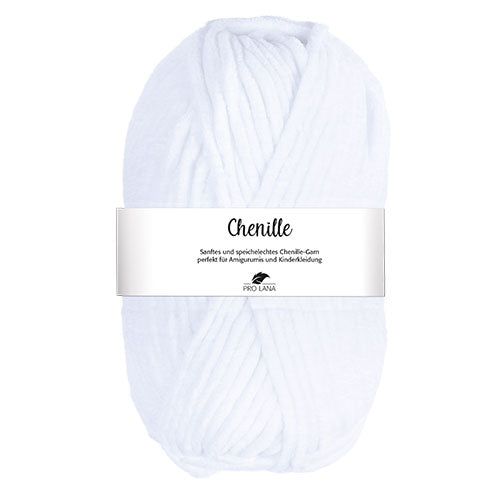 Chenille weiß
