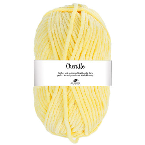 Chenille hellbgelb