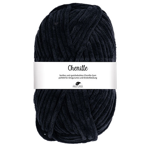 Chenille schwarz