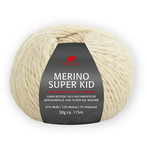 Merino Super Kid beige meliert