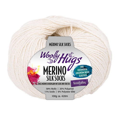 Merino Silk Socks weiß