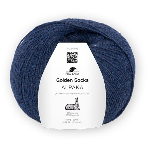 G.S. Alpaka dunkel jeans meliert