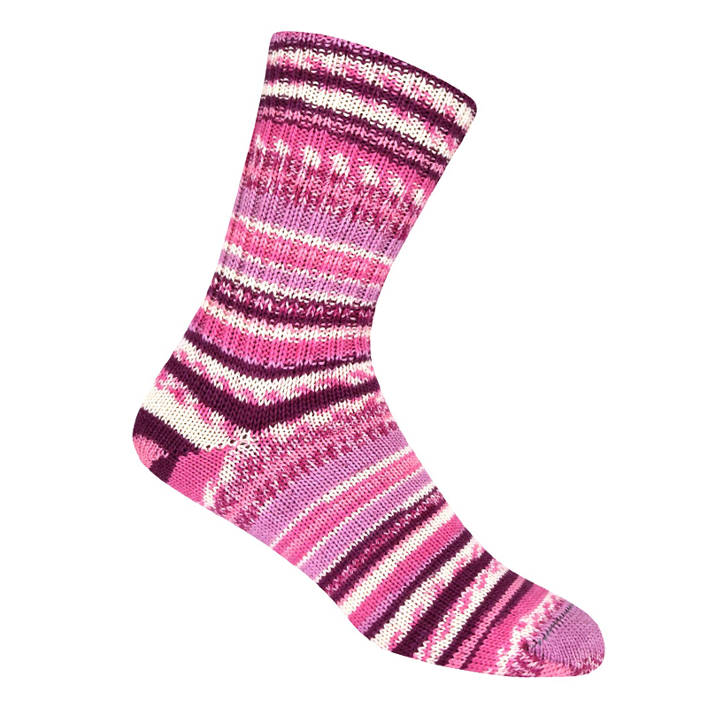 Supersocke 406 6f. rosa col.