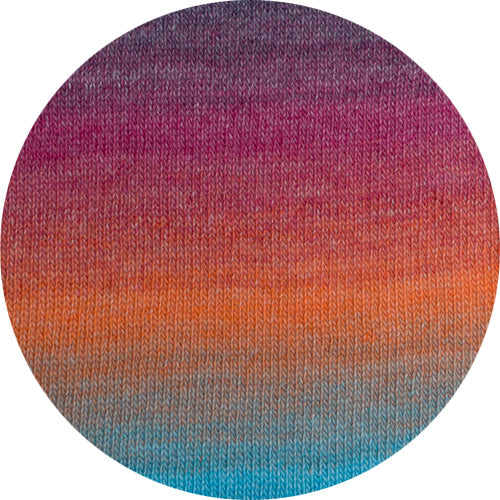 Diamant türkis-orange color