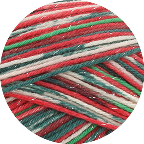 Meilenweit 100 Merino 6f. Christmas Lurex 5