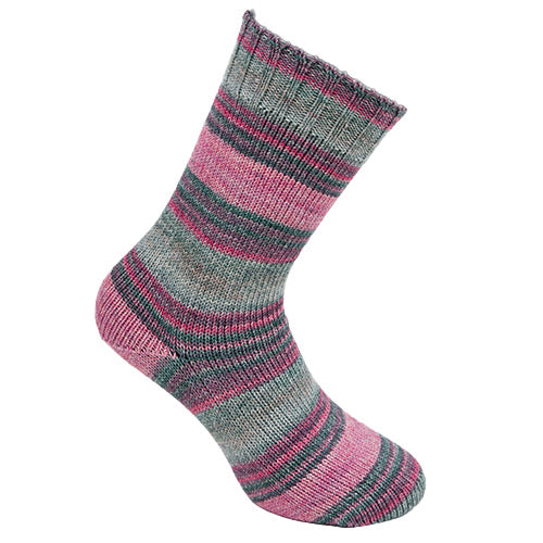 Meilenweit 100 Cotone Vegano rosa-grau