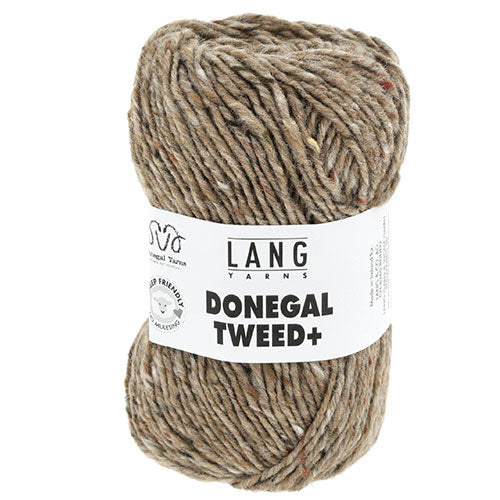 Donegal Tweed hellbraun
