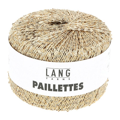 Paillettes beige