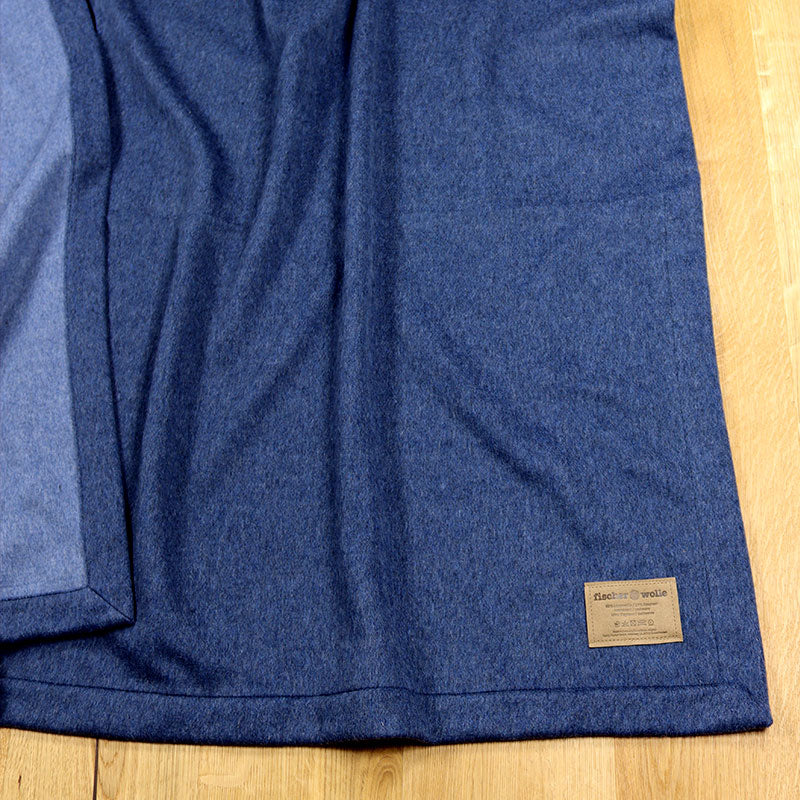 Decke "Como" dunkelblau / blau