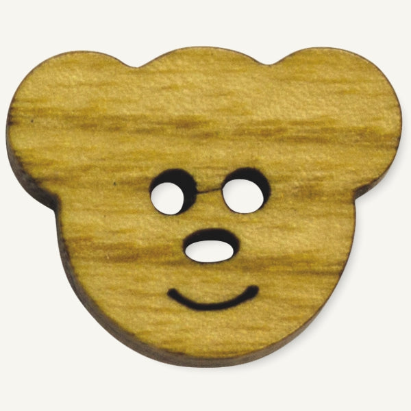Holzknopf "Bär"