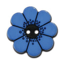 Blumenknopf lagune 18mm