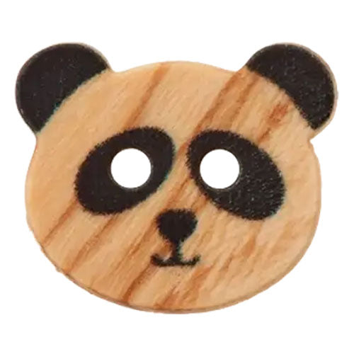 Holzknopf Panda 15mm