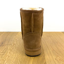 Lammfell-Boots Damen - camel