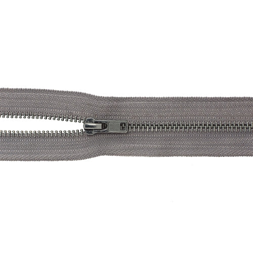 Reißverschluss grau 12cm