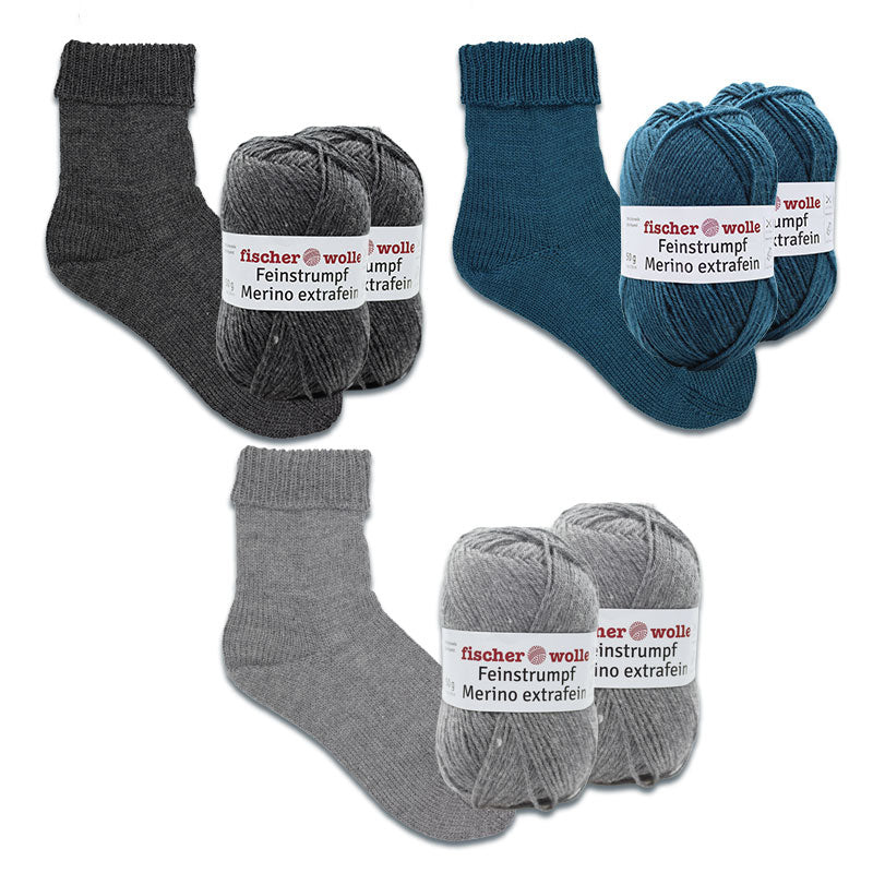 300 g Sparpaket "Feinstrumpf Merino extrafein"