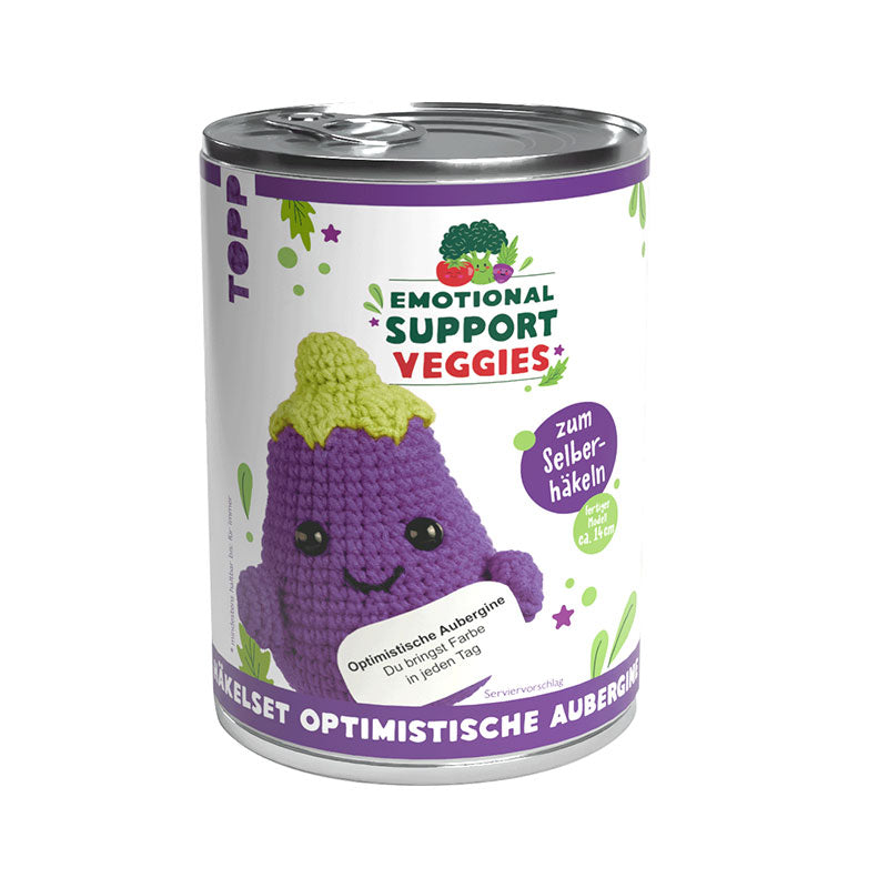 Häkelset "Optimistische Aubergine"
