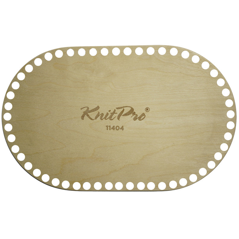 Taschenboden Holz 20x30cm oval