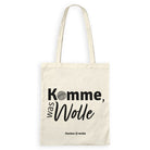 Baumwolltasche "Komme, was Wolle"