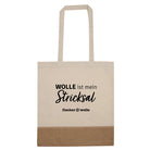 Jutetasche "Stricksal"