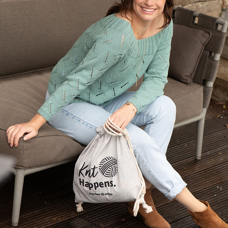 Rucksack "Knit Happens"