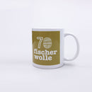 Jubiläumstasse "70 Jahre auf Wolle 7" II