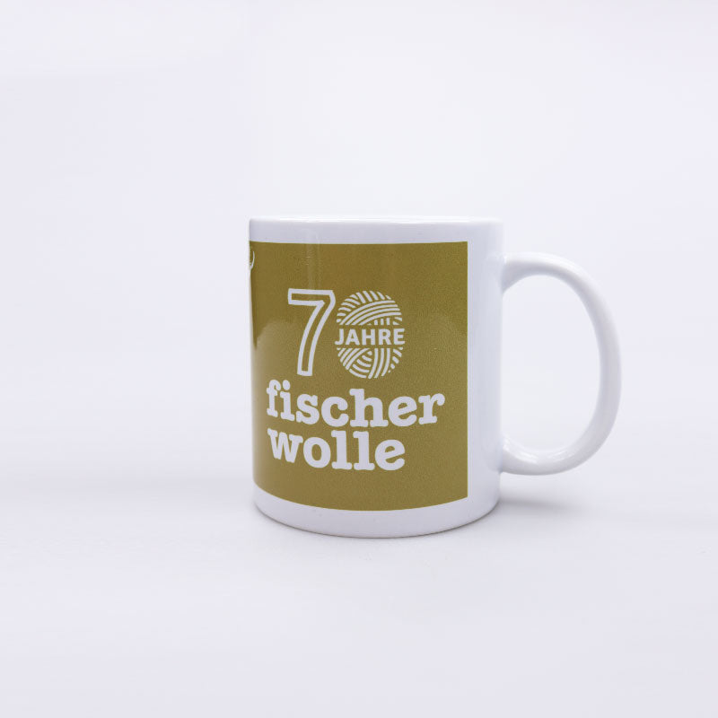 Jubiläumstasse "70 Jahre auf Wolle 7" II