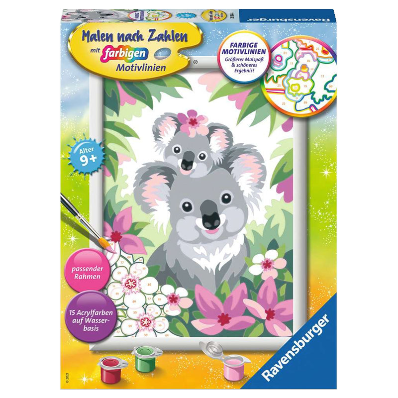 Malen nach Zahlen - Süße Koalas