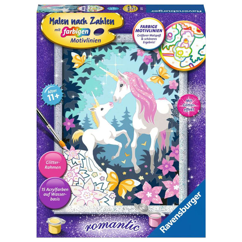 Malen nach Zahlen - Einhornmagie