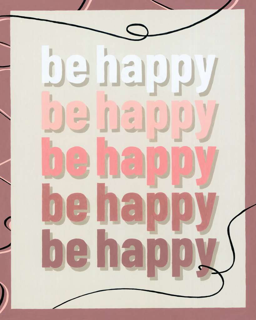 Malen nach Zahlen - Be Happy