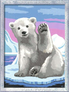 Malen nach Zahlen - Hallo, kleiner Eisbär!