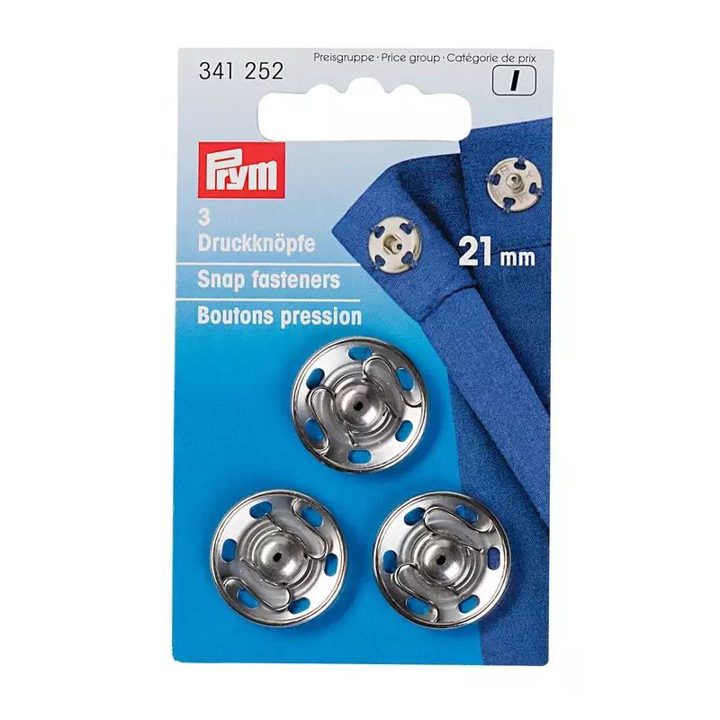 Annäh-Druckknöpfe MS 21mm