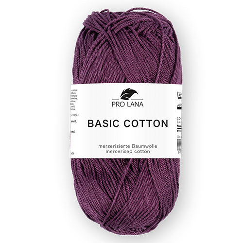 Basic Cotton burgund