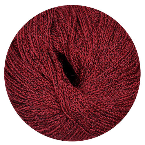 Alta Moda Alpaca dunkelrot meliert