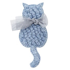 Aufnäher Katze blau