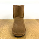 Lammfell-Boots Damen - camel