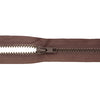 Reißverschluss braun 75cm