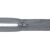 Reißverschluss grau 60cm