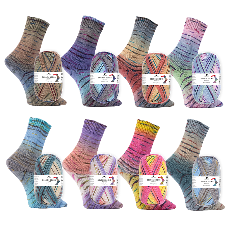 800 g Sparpaket "Golden Socks Alpin Stretch"